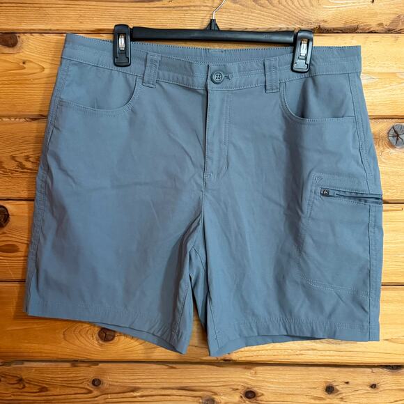 Eddie Bauer Gray Cotton Shorts Womens Size 16 - Picture 1 of 4